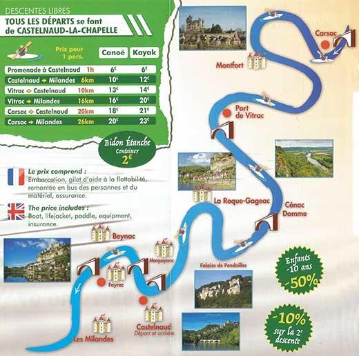 Terre D'Histoire - Baignade - Canoe - Piste Cyclable A 100 M Castelnaud La Chapelle Exterior foto